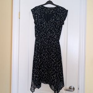 Reitmans Blue Floral Dress Small